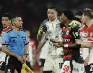 Gonzalo Plata salió expulsado en el encuentro entre Flamengo vs. Estudiantes de La Plata por la Copa Libertadores.