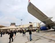 Vista del Aeropuerto Internacional de Alepo (Siria), en una fotografía de archivo.