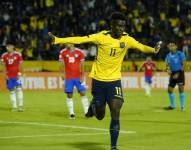 Allen Obando, delantero de la sub 17 de Ecuador.