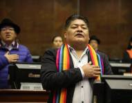 El asambleísta Peter Calo en el Pleno.