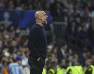 Imagen de archivo del técnico español del Manchester City, Pep Guardiola.