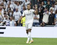 Kylian Mbappé anotó uno de los goles en la victoria del Real Madrid ante el FC Barcelona en la Liga de España.