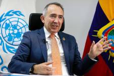 El director de la Oficina de las Naciones Unidas de Servicios para Proyectos en la región andina, Nicholas Gardner.