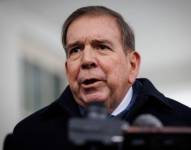 Edmundo González Urrutia, afuera de la Casa Blanca en Washington, Estados Unidos.