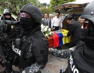 Trasladan el cuerpo del candidato presidencial Fernando Villavicencio.