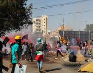 Imagen de archivo de actos violentos en Sudán.