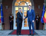 Imagen de enero de 2024. El presidente de la República estuvo en Madrid en esa fecha y se reunió con el presidente del Gobierno español, Pedro Sánchez.