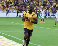 Enner Valencia celebra un gol con la selección de Ecuador por las Eliminatorias Sudamericanas Mundial 2026