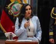 Fotografía de archivo de la vicepresidenta de Ecuador, Verónica Abad.