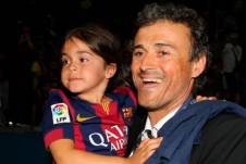 Luis Enrique y Xana.