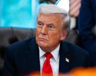 El presidente de EE.UU., Donald Trump, en el Despacho Oval de la Casa Blanca en Washington D. C., EE.UU. EFE