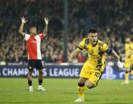 Lautaro Martínez fue la figura para la victoria del Inter de Milán ante el Feyenoord en la Champions League.