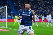 Adrián Maravilla Martínez, celebrando su gol.