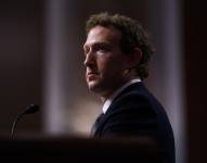 Mark Zuckerberg, director ejecutivo de Meta, llega ante una audiencia del Comité Judicial del Senado, el 31 de enero de 2024.