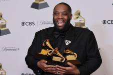 Killer Mike, ganador de tres premios Grammy y detenido en medio de la ceremonia.