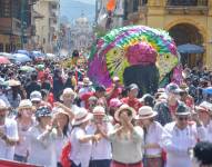 Imagen de un evento de Carnaval en Cuenca.