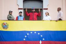 Fotografía del 23 de enero de 2025 donde se observa a Nicolás Maduro en un acto de Gobierno, en Caracas, Venezuela.