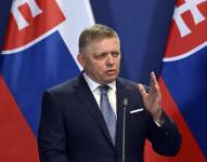 Imagen del primer ministro de Eslovaquia Robert Fico, en una foto tomada el 16 de enero de 2024.