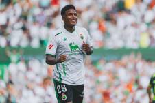 Jeremy Arévalo lleva ocho goles en 18 partidos con el Racing de Santander en la segunda división de España.