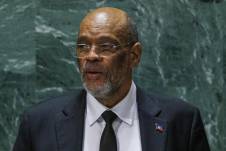 Fotografía de archivo, tomada en septiembre de 2023, en la que se registró al primer ministro de Haití, Ariel Henry, durante la 78 Asamblea General de las Naciones Unidas, en la Sede de la ONU, en Nueva York.