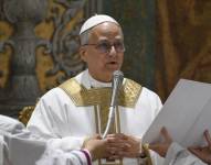 El papa León XIV ofició este viernes su primera misa en la Capilla Sixtina ante los 133 cardenales.