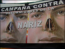 Campaña incita a los bolivianos a operarse la nariz