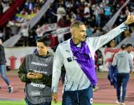 El delantero de Liga de Quito, Paolo Guerrero