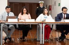 Autoridades en la primera reunión del Comité Nacional de Salud Pública