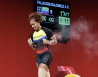 Angie Palacios rompió récord panamericano y por ende consiguió la medalla de oro en la categoría de los 71kg