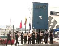 21 efectivos de la Policía Nacional trabajan en la UPC rehabilitada de La Argelia, sur de Quito.