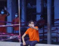 Imagen de presos en la Penitenciaría del Litoral.