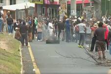 Protestas en San Miguel del Común.