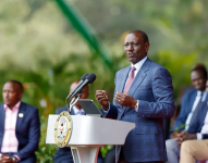 Presidente de Kenia, William Ruto, en un discurso