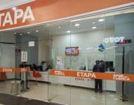 Una de las agencias de ETAPA EP.