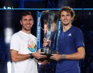 Los hermanos Mischa y Alexander Zverev en una imagen de archivo.