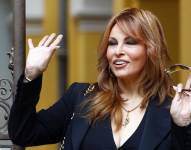 La actriz estadounidense Raquel Welch, quien falleció este miércoles a los 82 años, en una fotografía de archivo. EFE/Juan Carlos Cárdenas