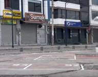 Locales en Otavalo permanecen cerrados.