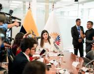 Sesión de la Comisión de Desarrollo Económico en una sesión del 26 de mayo por el proyecto de Ley contra la Economía Criminal.