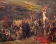 La crucifixión de Jean Francois Portaels (1886).