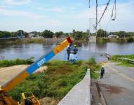 El puente que conectaba los cantones Daule y Nobol colapsó el 19 de marzo de 2025.