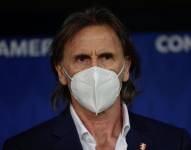 Fotografía de archivo en la que se registró al seleccionador del equipo nacional masculino de fútbol de Perú, el argentino Ricardo Gareca.