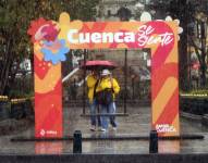 Lluvias en Cuenca, la capital de la provincia del Azuay.