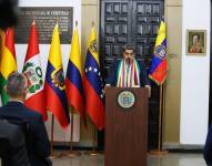 Fotografía cedida de Venezuela, Nicolás Maduro, en Caracas (Venezuela).