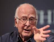 En una imagen de archivo, el científico británico Peter Higgs, nombrado premio Nobel de Física. EFE/Graham Stuart