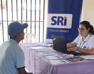La dirección zonal del SRI en Manabí atiende a la ciudadanía.