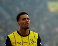 Felix Nmecha con la indumentaria del Borussia Dortmund.