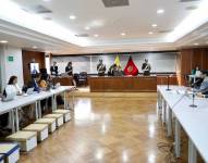 Audiencia de vinculación contra un funcionario judicial.