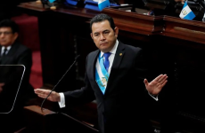 Imagen de archivo de Jimmy Morales, expresidente de Guatemala.