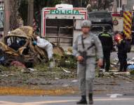El atentado con un camión bomba dejó seis muertos y cerca de 60 heridos.