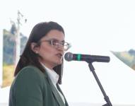 María José Pinto durante un evento oficial el 5 de junio de 2025.